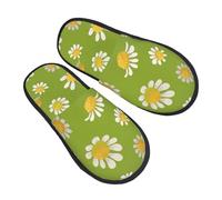 Ciabatte Da Casa Cute Flower Print Indoor Outdoor House Shoes Morbide Pantofole Spa Slipper Per Hotel E Bagno Regali M