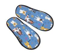 Ciabatte Da Casa Cute Labrador Dog Pattern Morbide Slipper Autunno Inverno Pantofole Spa House Shoes Per Hotel E Bagno Regali L