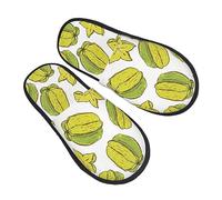 Ciabatte Da Casa Cute Star Fruit Pattern Moda Pantofole Peluche House Shoes Donne Uomo Slipper Per Ufficio Regali L