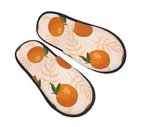 Ciabatte Da Casa Fruit Of Oranges And Leaves Pattern Morbide Pantofole Autunno Inverno House Shoes Spa Ciabatte Per Viaggi Regali M