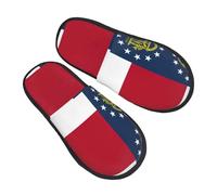 Ciabatte Da Casa Georgia Flag Slipper Autunno Inverno Pantofole Peluche Scarpe Da Casa Per Hotel E Bagno Spa Regali L