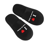 Ciabatte Da Casa I Love Escudo De Villalba Ciabatte Comode Slipper Moda Pantofole Per Donne Uomo Ospiti Viaggi M