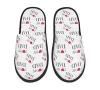 Ciabatte Da Casa I Love My Dad Pantofole Comode Slipper Moda Scarpe Da Casa Per Hotel E Bagno Spa Regali M