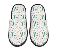 Ciabatte Da Casa Pencil Ruler Pantofole Morbide Slipper Peluche Ciabatte Per Donne Uomo Viaggi Spa L