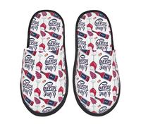 Ciabatte Da Casa Red Wine Glass Bottle Scarpe Da Casa Comode Slipper Autunno Inverno Ciabatte Per Ufficio Viaggi Donne Uomo M