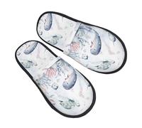 Ciabatte Da Casa Sea Animals Con Suola Antiscivolo House Shoes Indoor Outdoor Scarpe Da Casa Donne Uomo Slipper Per Ospiti Viaggi L