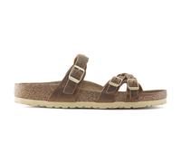 Ciabatte da donna Birkenstock Franca Oiled Leather Marron 38