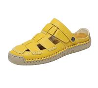 Ciabatte da donna casual traforate leggere e traspiranti per un comodo uso quotidiano estivo e abiti da spiaggia rilassati, Giallo, 39.5 EU