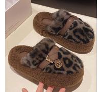 Ciabatte da donna con piattaforma chunky e soffice, da indossare dentro e fuori, adatte per primavera, autunno, inverno e ufficio, con tacco da 4 cm, taglie dal 35 al 40 CN35,CN36,CN37,CN38,CN39,CN40,