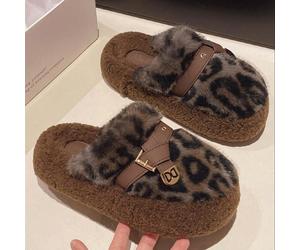 Ciabatte da donna con piattaforma chunky e soffice, da indossare dentro e fuori, adatte per primavera, autunno, inverno e ufficio, con tacco da 4 cm, taglie dal 35 al 40 CN35,CN36,CN37,CN38,CN39,CN40,