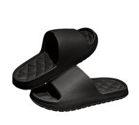 Ciabatte da donna e da uomo, leggere, morbide, con suole spesse, per amanti dell'estate, per casa, antiscivolo, da doccia, per bagno, piscina, spiaggia, interni ed esterni, Grigio scuro, 38 EU