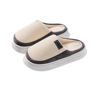 Ciabatte da Donna Invernali, Pantofole Chiuse Donna Invernali, Morbide Inverno Caldo Slip on Casa Scarpe Anti-Skid Indoor Outdoor Pantofole Lana Cotta Pantofole Memory Foam Ciabatte da Casa