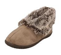 Padders Esme Ciabatte Donna In Pelo Sintetico Grigio Slip On