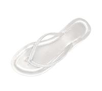 Ciabatte da donna scintillanti con strass per piscina, mare, spiaggia, comode scarpe basse come infradito per attività all'aperto, tempo libero, sandali ariosi con suola antiscivolo per l'uso