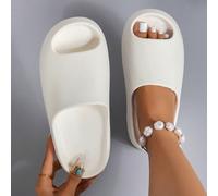 Ciabatte da donna semplici e confortevoli con un solo dito, sandali leggeri antiscivolo con suola spessa, adatti per bagno, dormitorio, piscina, spiaggia CN36-37,CN38-39,CN40-41,CN42-43,CN44-45Colore 