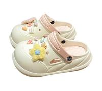 Ciabatte da Giardino Donne DIY Clogs Platform Sandali Fondo Spesso Scarpe da Giardino Pantofole Spiaggia Zoccoli Traspirante Morbide Ciabatte Chiuse Classici