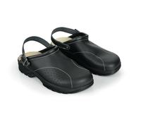 CIABATTE UOMO DA LAVORO ANTISCIVOLO PELLE TRAFORATA SUOLA POLIURETANO MADE ITALY