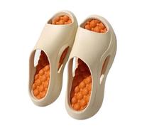 Ciabatte Da Uomo Con Massaggio Plantare Rilassante Sandali Per Digitopressione Scarpe Da Doccia Antiscivolo E Comode Per Riflessologia Plantare Per Fascite Plantare Sollievo Dal Dolore(Khaki,42/43 EU)