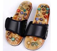 ciabatte Digitopressione Massaggiatore plantare pietra della giada dei punti di agopuntura Massaggi Pantofole Scarpe Riflessologia sandali, scarpe da massaggio, for cura del piede pantofole(B,43-44)