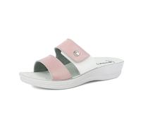 inblu Ciabatte Donna Anatomiche Comfort con Fascia a Strappo Linea Benessere Traspirante Morbide Aperta VR0063 (Rosa, 38)