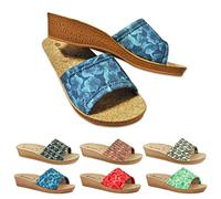 ciabatte donna a fascia suola in sughero Inblu STEVIA (ROSSO, Sistema Taglie Calzature EU, Adulto, Donna, Numero, Media, 41)