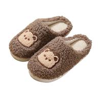 Ciabatte Donna Casa Pantofole Donna Invernale Interne Comode Da Letto Ciabatte Chiuse Pelo Con Fodera Babbucce Peluche Calde Eleganti Scarpe Suola Antiscivolo Spessore Slippers Indoor Outdoor