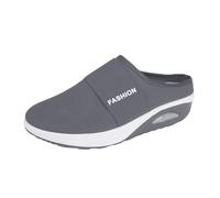 Ciabatte Donna Estive Comode Ciabatte Ortopediche Con Cuscino D'aria In Rete Traspirante Antiscivolo Scarpe Chiuse Davanti Con Zeppa Bassi Sportivo Eleganti Sandali Sanitarie Zoccoli Sabot Spiaggia