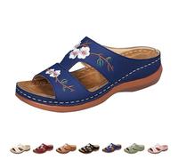 Ciabatte Donna Estive Eleganti Sandali Sportivo Punta Aperta Antiscivolo Infradito Ortopediche Leggere Piattaforma Sandalo Mare Supporto Arco Plantare Bohemia Scarpe Con Zeppa Morbido Morbida