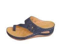 Ciabatte Donna Estive Infradito,Ciabatte Donna Ortopediche,Punta Aperta Design Floreale Ritagliato Indossare Indossare Durante,Pantofole Moda Confortevoli Gomma Eva Regolabili Recovery per Doccia
