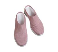 Ciabatte Donna Estive Ortopedica Traspiranti da Ginnastica Sandali Chiusi Donna Casual Eleganti Sabot Comode Slip On Mules Antiscivolo Barefoot Pianta Larga Leggere Senza Lacci (36, Rosa)