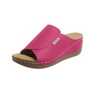 Ciabatte Donna Estive Ortopediche Eleganti Comode Ciabatta Mare con Zeppa Casual Leggeri Sandali Pantofole Punta Aperta Antiscivolo Ciabattina Elegante da Casa Spiaggia Piscina Ciabatte da Passeggio