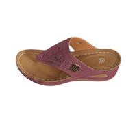 Ciabatte Donna Estive Ortopediche Eleganti Comode Ciabatta Mare con Zeppa Casual Leggeri Sandali Pantofole Punta Aperta Antiscivolo Ciabattina Sandali Donna Estive Inblu Suola Dentellata Antiscivolo