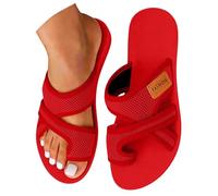 Ciabatte Donna Estive Ortopediche Leggere Comode Sandali Ortopedici per Alluce Valgo Rete Traspirante Lavabili Infradito Piscina Mare Antiscivolo Flip Flop Doccia Spiaggia Pantofole Casa All’Aperto