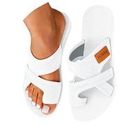 Ciabatte Donna Estive Ortopediche Leggere Comode Sandali Ortopedici per Alluce Valgo Rete Traspirante Lavabili Infradito Piscina Mare Antiscivolo Flip Flop Doccia Spiaggia Pantofole Casa All’Aperto