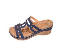 Ciabatte Donna Estive Ortopediche Scarpe Estive Eleganti Comodi Antiscivolo Sandali Ciabatte Leggeri Morbido Pianta Larga Sandalo Per Fascite Plantare Infradito Basso Spiaggia Doccia Gomma Pantofole