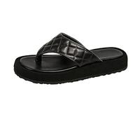 Ciabatte Donna Estive Sandali Donna Estive Comode Eleganti Leggere Comodi Ortopedici in Cuoio Artificiale con Supporto Arco Plantare Durevoli Plateau Strappo per Spiaggia E Trekking Sandalo