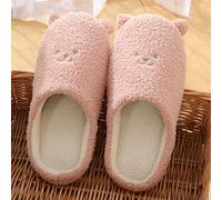 Ciabatte Donna Invernali da Casa, Pantofole Donna Chiuse, Comode Calde Ciabatte Antiscivolo Slippers per Hotel Casa Ciabatte Lana Cotta Ciabatte Memory Foam Ciabatte da Casa