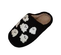 Ciabatte Donna Memory Foam Calde - Ciabatte da Donna con Stampa di Halloween - Scarpe Aperte - comode e comode - Sandali Casual da Interno ed Esterno - per Donna e Uomo - Unisex - Autunno e Inverno