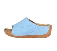 Ciabatte Donna Ortopediche Estive Anatomiche Sandali Pantofole Zeppa Comode da Casa Eleganti Leggere Ciabatte per Fascite Plantare Moda Aperta Antiscivolo Arch Support Sandalo Spiaggia Mare 2025