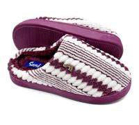 CIABATTE DONNA PANTOFOLE INVERNALI PUNTA CHIUSA CALDE COMODE BASSE PUNTA CHIUSA