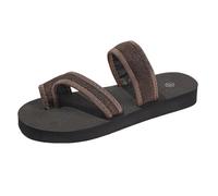 Ciabatte Donna Piscinea Spiaggia - Sandali da passeggio comodi da donna pantofole casual all'aperto romanzo scarpe minimalista durevoli e confortevoli, marrone, 41 EU
