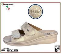 Ciabatte Donna Plantare Estraibile in Vera Pelle Flex'is RE80 100% Made in Italy