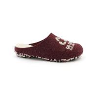 Ciabatte Donna riciclate scritta "Go green save our Planet" vegan shoes - Colore: Rosso, Taglia: 39