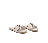 Ciabatte donna ROCCOBAROCCO ciabatta in canvas con logo OFF WHITE 36 scelta=P O