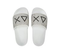 SUN68 01 SLIPPERS STRASS LOGO ciabatte Donna 38