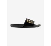 Ciabatte EA7 Beachwear nero puro dorato - 40