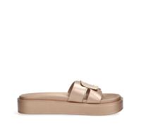 Ciabatte Ecopelle Con Plateau Laura Biagiotti 9783 Beige