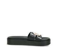 Ciabatte Ecopelle Con Plateau Laura Biagiotti 9783 Nera