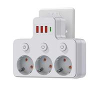 Ciabatte Elettriche con Protezione da Sovratensioni Caricatore USB