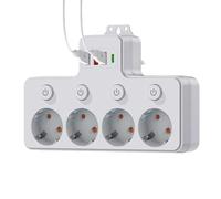 Ciabatte Elettriche con Protezione da Sovratensioni Stazione con porte